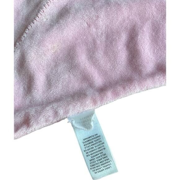 Baby Security Blanket Lovey With Frog Head Rattle Plush Toy Precious Firsts - Picture 4 of 8